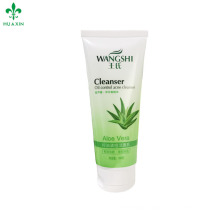 Cosmetic packaging Cosmetic Type and Plastic Material 100g Matte clear acne cleanser tube